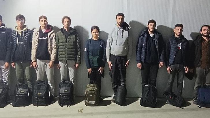 Edirne'de 9 kaçak göçmen yakalandı