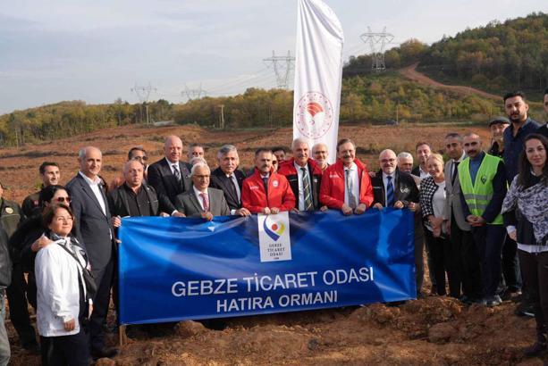 Gebze Ticaret Odası Hatıra Ormanı'nda fidan dikimi yapıldı