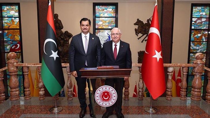 Bakan Güler, Libya Genel Komutan Yardımcısı Hafter'i kabul etti