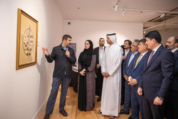 Âdil-i Mutlak Hat Eserleri Sergisi, Katar'da ziyarete açıldı