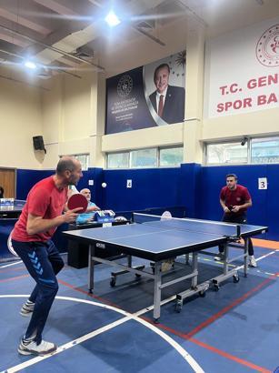 Nevşehir'de öğretmenler gününe özel masa tenisi turnuvası
