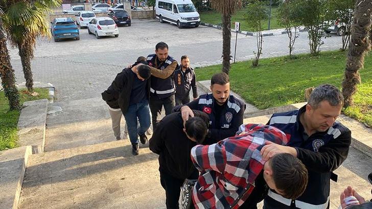 Samsun merkezli 5 ilde nitelikli dolandırıcılığa 9 gözaltı