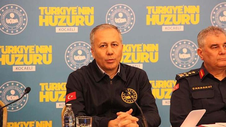 Bakan Yerlikaya: Tek bir hedefimiz var, milletimizin huzur ve güvenliği