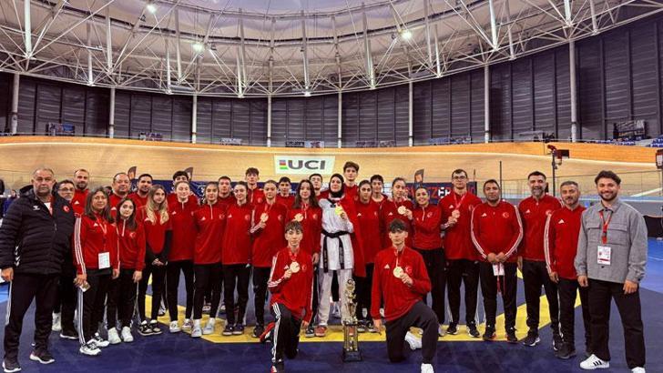 Türkiye, Avrupa Gençler Taekwondo Şampiyonası’nı 7 madalya ile tamamladı