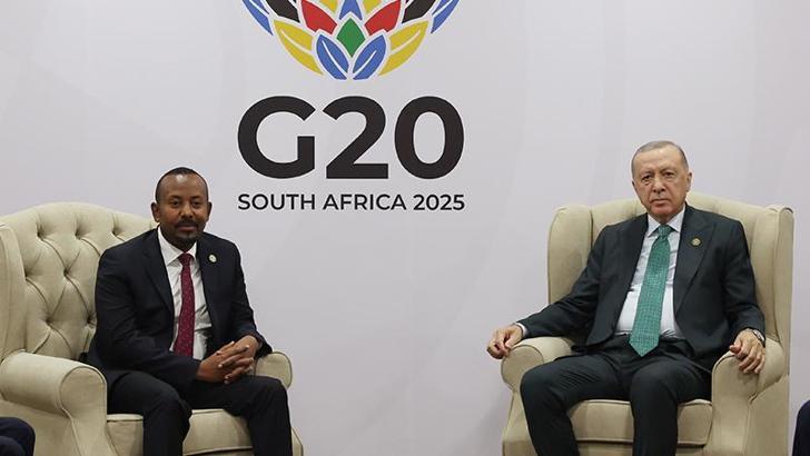 Cumhurbaşkanı Erdoğan, Etiyopya Başbakanı Ali ile görüştü