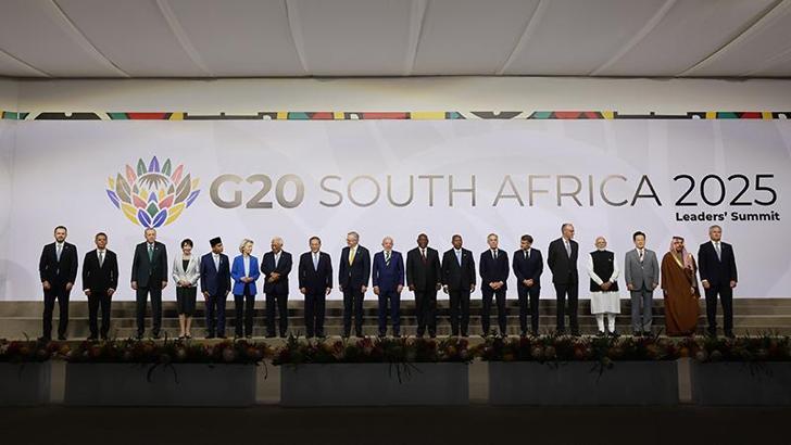 Güney Afrika'daki G20 Liderler Zirvesi'nin sonuç bildirisi kabul edildi