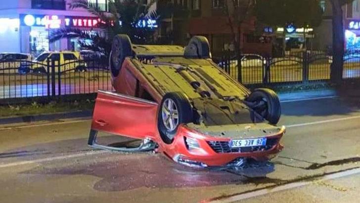 Samsun'da zincirleme kaza; 1 yaralı