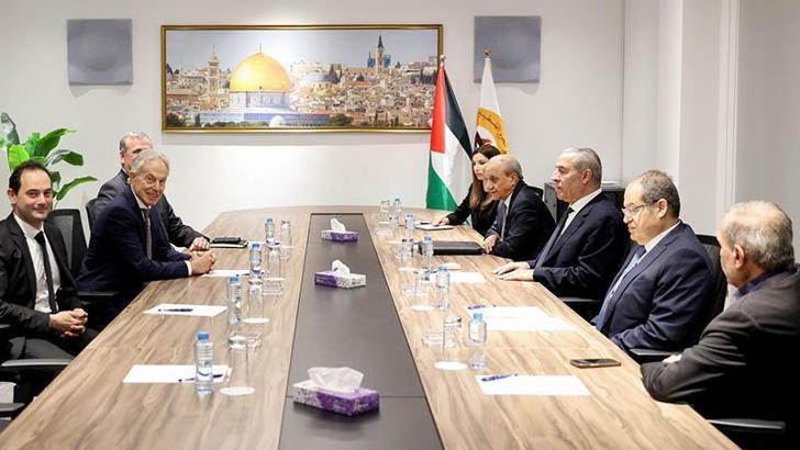 Eski İngiltere Başbakanı Tony Blair, Filistin'de