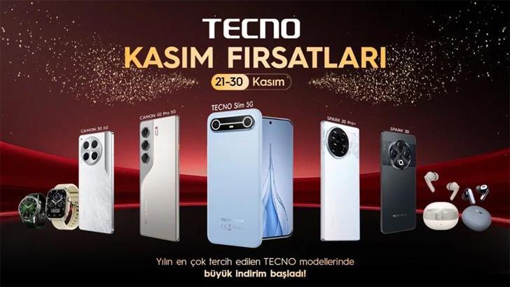 TECNO'nun çok satan modelleri erişilebilir fiyatlarla satışta