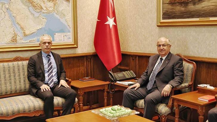 Bakan Güler, KKTC Büyükelçisi Korukoğlu'nu kabul etti