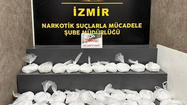 Çantasında 29 kilo metamfetamin ele geçirilen şüpheli tutuklandı