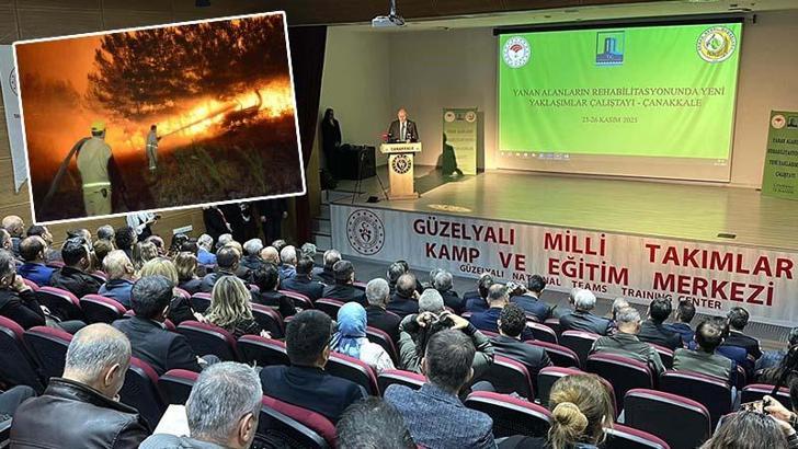 Çanakkale’de yanan alanların yeniden rehabilitasyonu için çalıştay