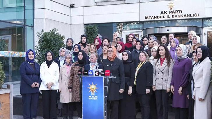 AK Parti İstanbul İl Kadın Kolları'ndan kadına yönelik şiddetle mücadele günü açıklaması