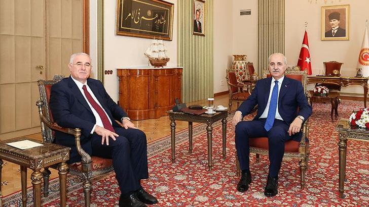 Kurtulmuş, Kamu Başdenetçisi Akarca'yı kabul etti