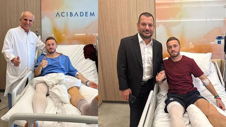 Edin Visca başarılı bir operasyon geçirdi