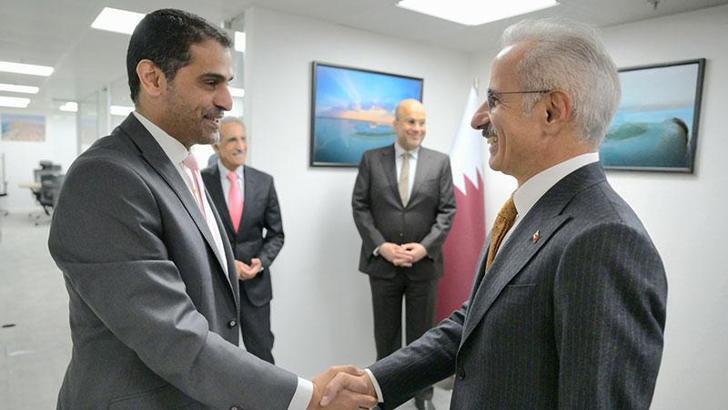 Bakan Uraloğlu, Katarlı mevkidaşı Abdulla Al Thani ile görüştü