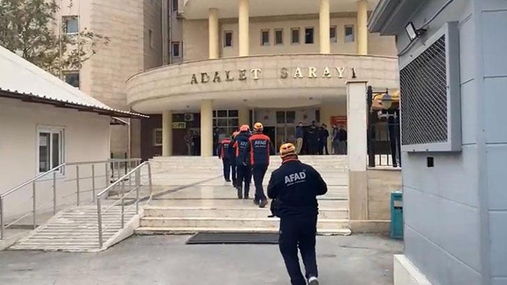 Şanlıurfa Adliyesi’ndeki patlama detaylı olarak araştırılıyor