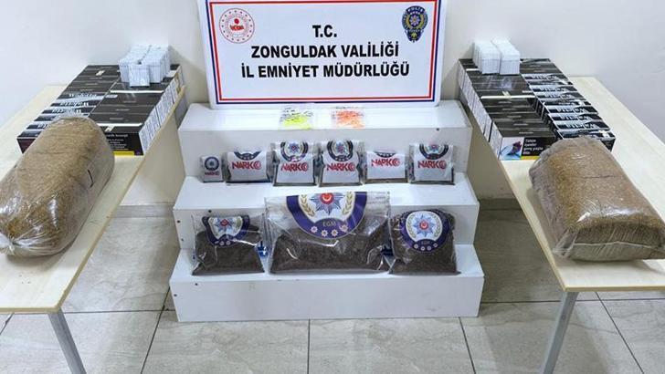 Zonguldak'ta uyuşturucu operasyonu: 8 gözaltı