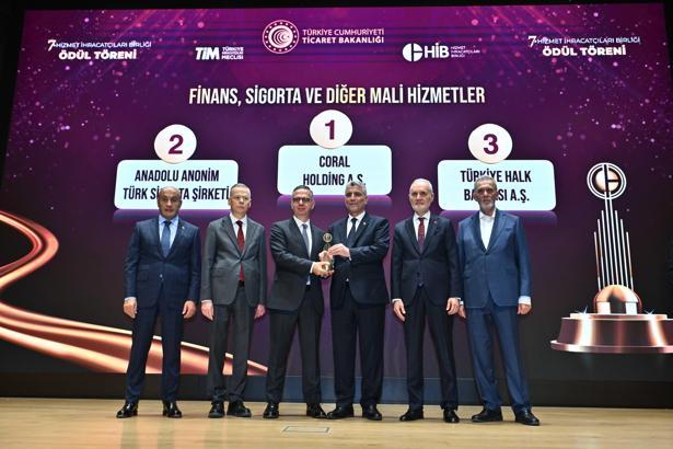 Coral Travel Group ve Odeon Turizm, hizmet ihracatı ödüllerinde birinci oldu