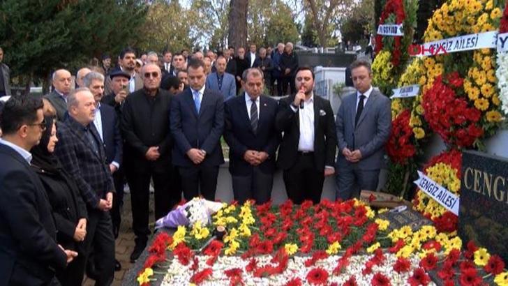 Eski Galatasaray Başkanı Mustafa Cengiz, vefatının 4'üncü yılında kabri başında anıldı