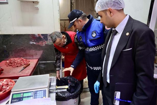 Menteşe'de kasaplarda sıkı denetim