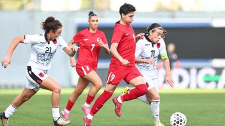 A Milli Kadın Futbol Takımı, Arnavutluk’la 1-1 berabere kaldı