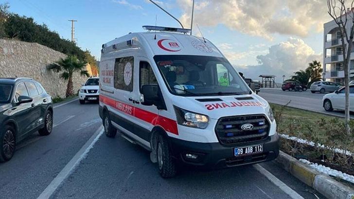 Kuşadası’nda motosiklet refüje çarptı; 1 ölü, 1 ağır yaralı