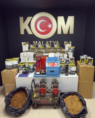 Malatya'da kaçakçılık operasyonuna 10 gözaltı