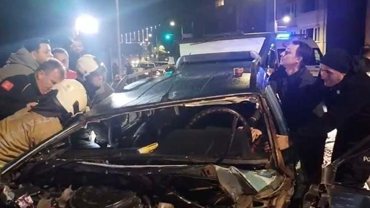 Üsküdar'da hatalı sollama kazaya neden oldu: 3 yaralı