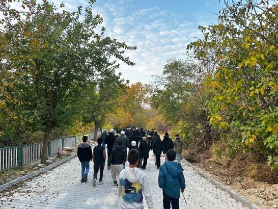Mardin’de sabah namazı buluşması ve tefekkür yürüyüşü programı