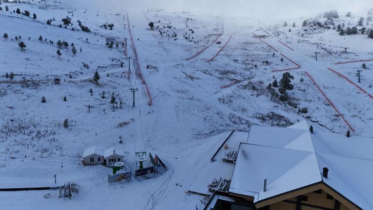 Bolu'nun yüksekleri beyaz örtüyle kaplandı