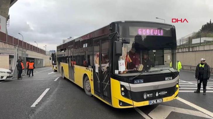 Galatasaraylı taraftarlar Fenerbahçe derbisi için yola çıktı