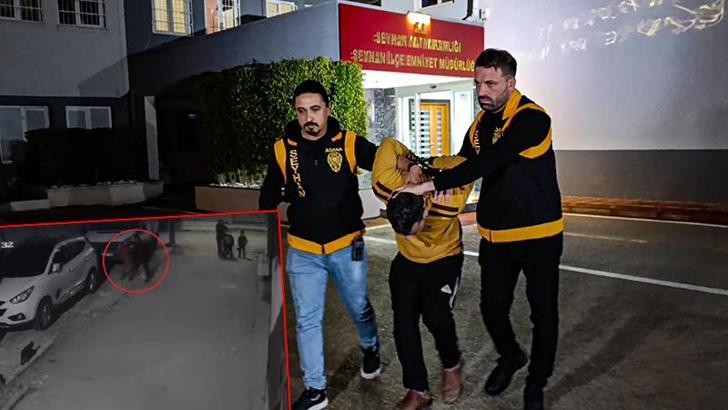 Başını otomobile çarptığı kızını, yere fırlatan baba tutuklandı