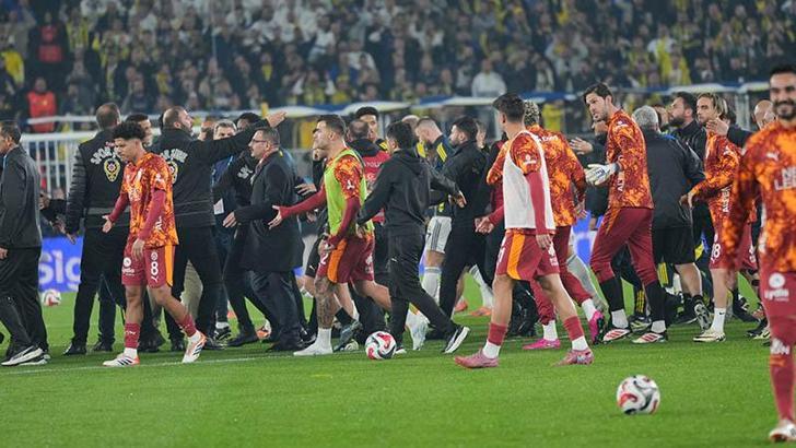 Fenerbahçe – Galatasaray maçı öncesi futbolcular arasında gerginlik
