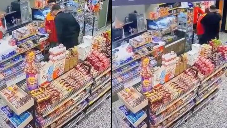 Akaryakıt istasyonu çalışanına kafa atıp, yumruklayan şüpheli gözaltına alındı