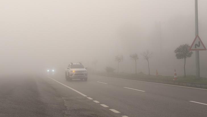 Bartın'da sis etkili oldu