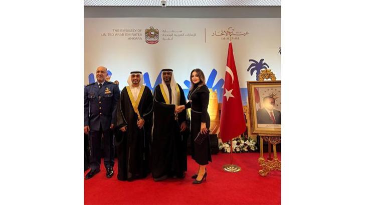 ULUSKON Başkanı Atasoy, Birleşik Arap Emirlikleri'nin ‘Birlik Günü’ resepsiyonuna katıldı