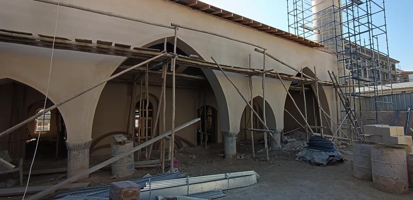 Depremin vurduğu Derviş Paşa Camisi’nin restorasyonu sürüyor