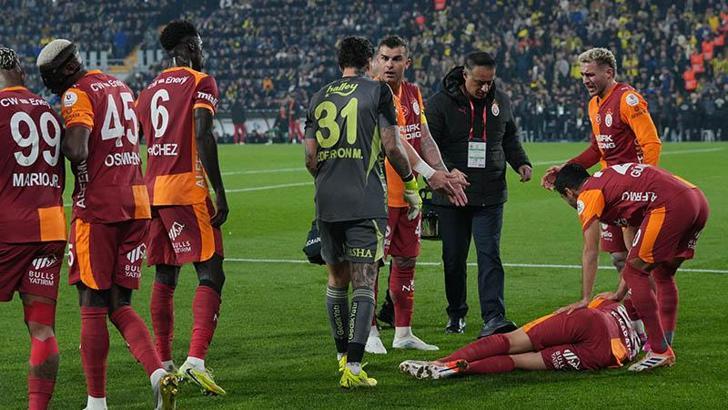 Galatasaraylı Kazımcan Karataş'a çakmak atan taraftar gözaltına alındı