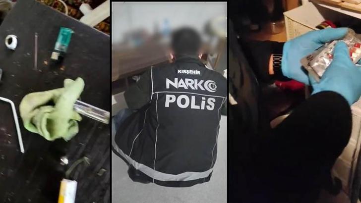 Kırşehir'de uyuşturucu operasyonunda 1 tutuklama
