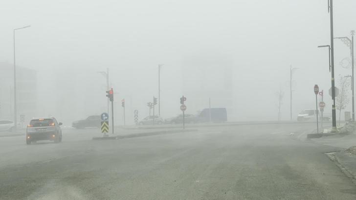 Sivas'ta yoğun sis
