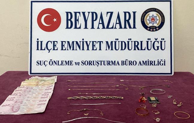 Ankara'da hırsızlık şüphelisi suçüstü yakalandı