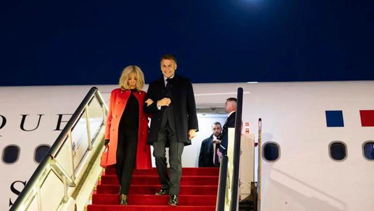 Fransa Cumhurbaşkanı Macron, Çin’de