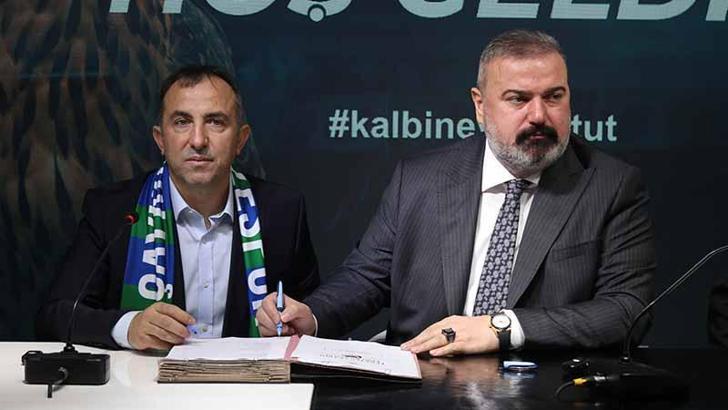 Çaykur Rizespor'da Recep Uçar için imza töreni düzenlendi