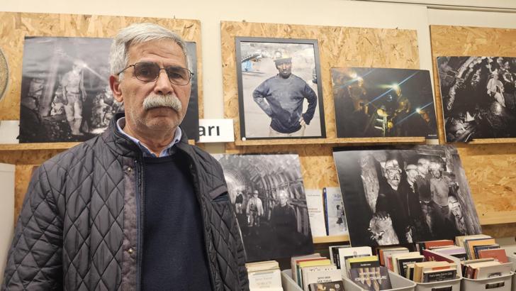 Emekli madenci, çektiği fotoğraflarla mesleğini anlatıyor
