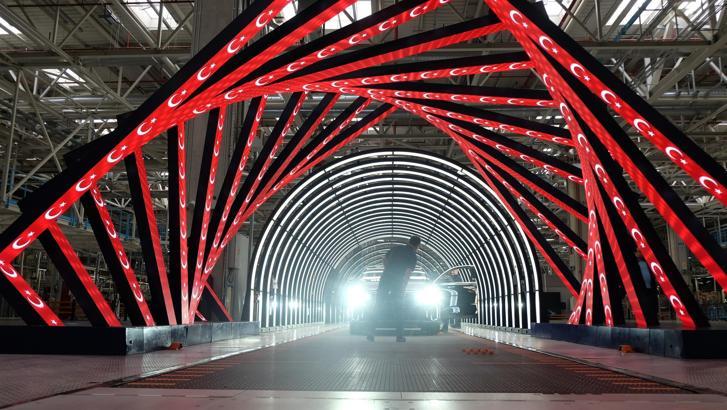 Togg’un yeni modeli T10F üretim hattında görüntülendi