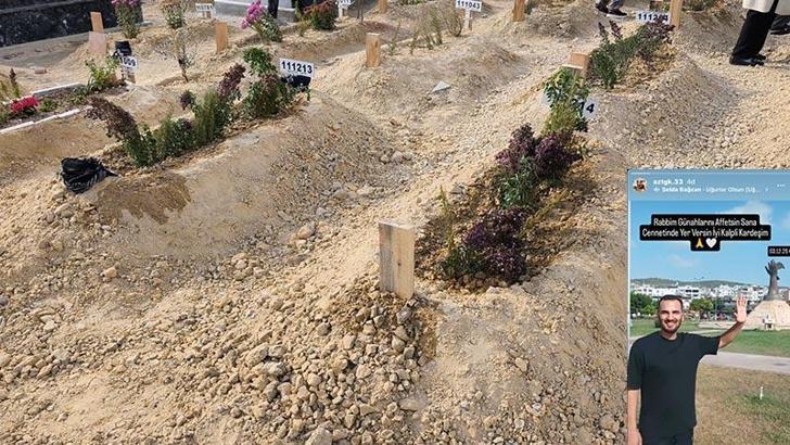 Mersin'de komşusu tarafından öldürülen anne ve oğlu yan yana defnedildi