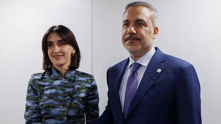 Bakan Fidan, Gürcistan Dışişleri Bakanı Botchorishvili ile bir araya geldi