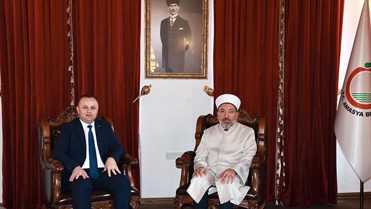 Diyanet İşleri Başkanı Arpaguş, memleketi Amasya'da