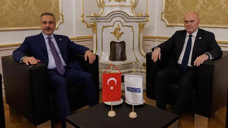 Bakan Fidan, AGİT Genel Sekreteri Sinirlioğlu ile görüştü